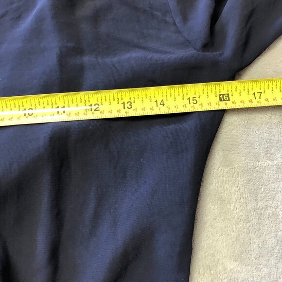 NWT Bec & Bridge Freya Drape Reversible Navy Dress - Picture 10 of 15